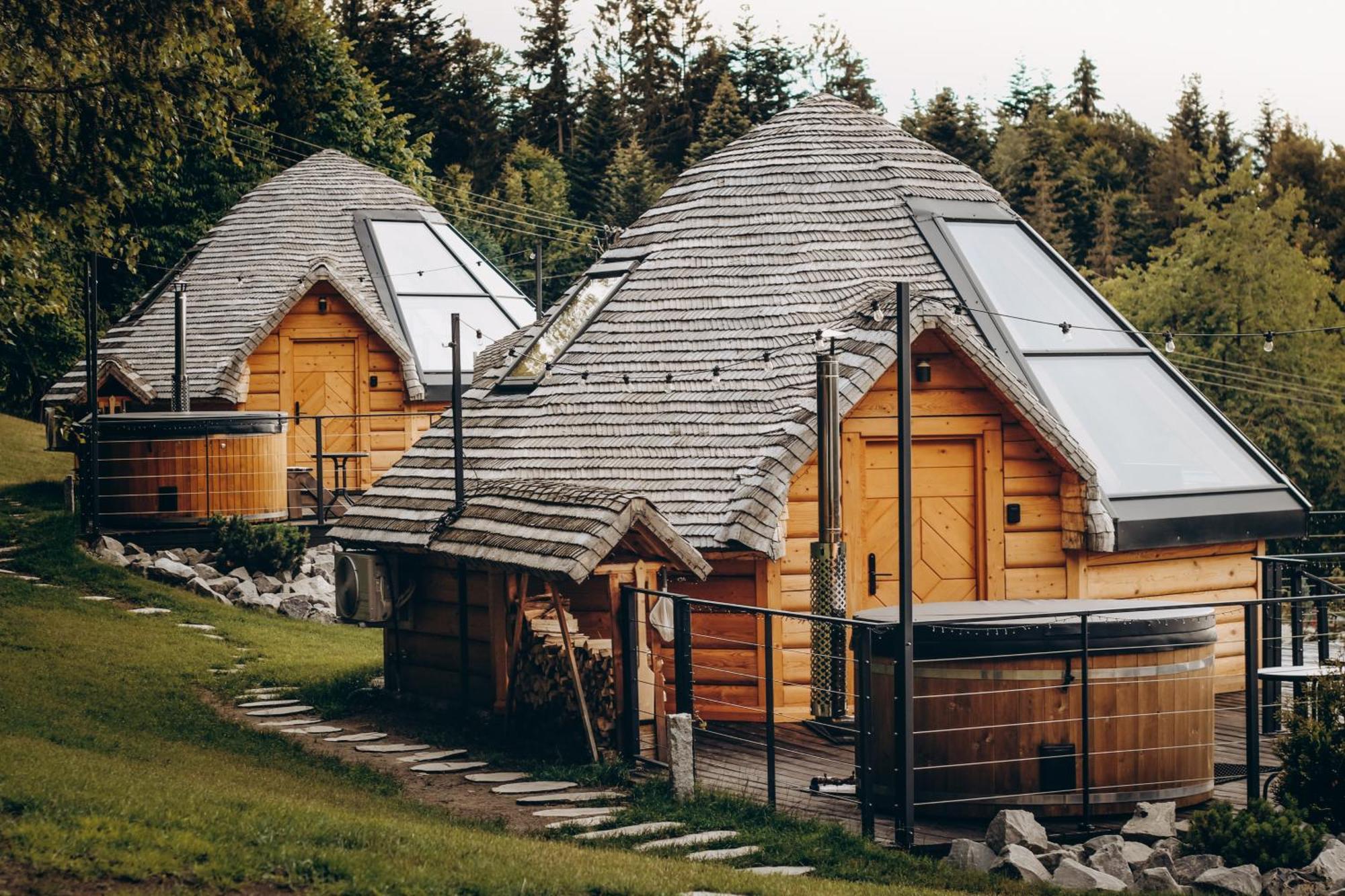 Osada Poli Koniakow - Panoramiczny Domek Nr 2 Z Prywatna Balia I Hydromasazem Exterior photo